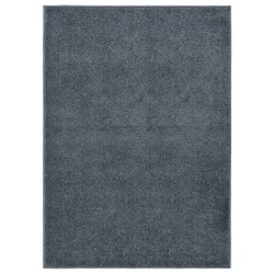 vidaXL Alfombra de pelo corto gris antracita 120x170 cm