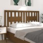 vidaXL Cabecero madera maciza de pino marrón miel 126x4x100 cm vidaXL Cabecero madera maciza de pino marrón miel 126x4x100 cm