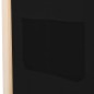 vidaXL Biombo divisor de 5 paneles de tela negro 200x170x4 cm vidaXL Biombo divisor de 5 paneles de tela negro 200x170x4 cm