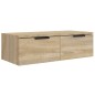 vidaXL Armario de pared madera contrachapada roble Sonoma 68x30x20 cm vidaXL Armario de pared madera contrachapada roble Sonoma 68x30x20 cm