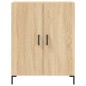 vidaXL Aparador de madera de ingeniería roble Sonoma 69,5x34x90 cm