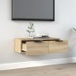 vidaXL Armario de pared madera contrachapada roble Sonoma 68x30x20 cm vidaXL Armario de pared madera contrachapada roble Sonoma 68x30x20 cm