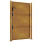 vidaXL Puerta de jardín acero corten 105x130 cm