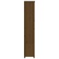 vidaXL Estantería madera maciza de pino marrón miel 80x35x183 cm vidaXL Estantería madera maciza de pino marrón miel 80x35x183 cm