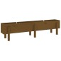 vidaXL Arriate elevado de jardín madera pino marrón miel 160x30x38 cm vidaXL Arriate elevado de jardín madera pino marrón miel 160x30x38 cm