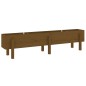 vidaXL Arriate elevado de jardín madera pino marrón miel 160x30x38 cm vidaXL Arriate elevado de jardín madera pino marrón miel 160x30x38 cm