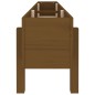 vidaXL Arriate elevado de jardín madera pino marrón miel 160x30x38 cm vidaXL Arriate elevado de jardín madera pino marrón miel 160x30x38 cm