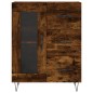 vidaXL Aparador de madera de ingeniería roble ahumado 69,5x34x90 cm vidaXL Aparador de madera de ingeniería roble ahumado 69,5x34x90 cm