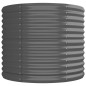 vidaXL Jardinera arriate acero recubrimiento polvo gris 296x80x68 cm vidaXL Jardinera arriate acero recubrimiento polvo gris 296x80x68 cm