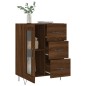 vidaXL Aparador de madera de ingeniería marrón roble 69,5x34x90 cm vidaXL Aparador de madera de ingeniería marrón roble 69,5x34x90 cm