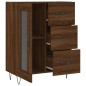 vidaXL Aparador de madera de ingeniería marrón roble 69,5x34x90 cm vidaXL Aparador de madera de ingeniería marrón roble 69,5x34x90 cm