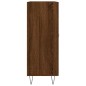 vidaXL Aparador de madera de ingeniería marrón roble 69,5x34x90 cm vidaXL Aparador de madera de ingeniería marrón roble 69,5x34x90 cm