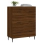 vidaXL Aparador de madera de ingeniería marrón roble 69,5x34x90 cm vidaXL Aparador de madera de ingeniería marrón roble 69,5x34x90 cm