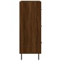 vidaXL Aparador de madera de ingeniería marrón roble 69,5x34x90 cm vidaXL Aparador de madera de ingeniería marrón roble 69,5x34x90 cm