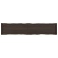 vidaXL Tablero mesa madera tratada borde vivo marrón 200x40x(2-4) cm vidaXL Tablero mesa madera tratada borde vivo marrón 200x40x(2-4) cm