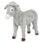 vidaXL Burro de peluche de pie gris XXL vidaXL Burro de peluche de pie gris XXL