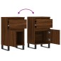 vidaXL Aparadores 2 uds madera de ingeniería marrón roble 40x35x70 cm vidaXL Aparadores 2 uds madera de ingeniería marrón roble 40x35x70 cm