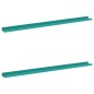vidaXL Estantes de pared 2 unidades azul 115x9x3 cm vidaXL Estantes de pared 2 unidades azul 115x9x3 cm