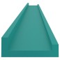 vidaXL Estantes de pared 2 unidades azul 115x9x3 cm vidaXL Estantes de pared 2 unidades azul 115x9x3 cm