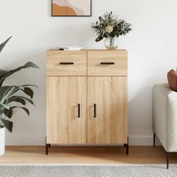 vidaXL Aparador de madera de ingeniería roble Sonoma 69,5x34x90 cm