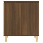 vidaXL Aparador de madera contrachapada roble marrón 60x35x70 cm vidaXL Aparador de madera contrachapada roble marrón 60x35x70 cm
