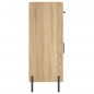 vidaXL Aparador de madera de ingeniería roble Sonoma 69,5x34x90 cm