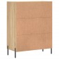 vidaXL Aparador de madera de ingeniería roble Sonoma 69,5x34x90 cm