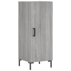 vidaXL Aparador madera de ingeniería gris Sonoma 34,5x34x90 cm