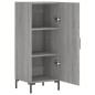 vidaXL Aparador madera de ingeniería gris Sonoma 34,5x34x90 cm vidaXL Aparador madera de ingeniería gris Sonoma 34,5x34x90 cm