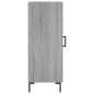 vidaXL Aparador madera de ingeniería gris Sonoma 34,5x34x90 cm vidaXL Aparador madera de ingeniería gris Sonoma 34,5x34x90 cm