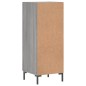 vidaXL Aparador madera de ingeniería gris Sonoma 34,5x34x90 cm vidaXL Aparador madera de ingeniería gris Sonoma 34,5x34x90 cm
