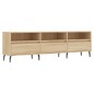 vidaXL Mueble de TV madera contrachapada roble Sonoma 150x30x44,5 cm