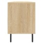 vidaXL Mueble de TV madera contrachapada roble Sonoma 150x30x44,5 cm