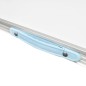 Mesita plegable para camping con estructura de metal, 80 x 60 cm Mesita plegable para camping con estructura de metal, 80 x 60 cm