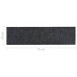vidaXL Alfombrilla autoadhesiva escalera 15 uds gris 76x20 cm vidaXL Alfombrilla autoadhesiva escalera 15 uds gris 76x20 cm