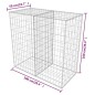 vidaXL Cesta de muro de gaviones acero galvanizado 100x50x100 cm vidaXL Cesta de muro de gaviones acero galvanizado 100x50x100 cm