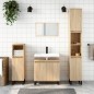 vidaXL Armario de baño madera de ingeniería roble Sonoma 58x33x60 cm vidaXL Armario de baño madera de ingeniería roble Sonoma 58x33x60 cm