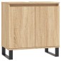 vidaXL Armario de baño madera de ingeniería roble Sonoma 58x33x60 cm vidaXL Armario de baño madera de ingeniería roble Sonoma 58x33x60 cm