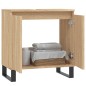 vidaXL Armario de baño madera de ingeniería roble Sonoma 58x33x60 cm vidaXL Armario de baño madera de ingeniería roble Sonoma 58x33x60 cm
