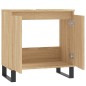 vidaXL Armario de baño madera de ingeniería roble Sonoma 58x33x60 cm vidaXL Armario de baño madera de ingeniería roble Sonoma 58x33x60 cm