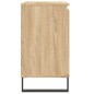 vidaXL Armario de baño madera de ingeniería roble Sonoma 58x33x60 cm vidaXL Armario de baño madera de ingeniería roble Sonoma 58x33x60 cm