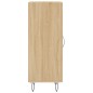 vidaXL Aparador madera contrachapada color roble Sonoma 34,5x34x90 cm vidaXL Aparador madera contrachapada color roble Sonoma 34,5x34x90 cm