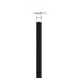 vidaXL Cuerda de trabajo poliéster negro 3 mm 50 m vidaXL Cuerda de trabajo poliéster negro 3 mm 50 m