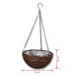 Cesta Redonda Colgante de Sauce Con Capa y Cadena - 4 Piezas Cesta Redonda Colgante de Sauce Con Capa y Cadena - 4 Piezas