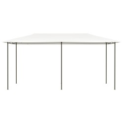 vidaXL Cenador color crema 3x6x2,6 m 160 g/m²