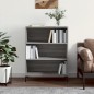 vidaXL Estantería madera de ingeniería gris Sonoma 69,5x32,5x90 cm vidaXL Estantería madera de ingeniería gris Sonoma 69,5x32,5x90 cm