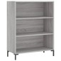 vidaXL Estantería madera de ingeniería gris Sonoma 69,5x32,5x90 cm vidaXL Estantería madera de ingeniería gris Sonoma 69,5x32,5x90 cm