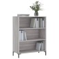 vidaXL Estantería madera de ingeniería gris Sonoma 69,5x32,5x90 cm vidaXL Estantería madera de ingeniería gris Sonoma 69,5x32,5x90 cm