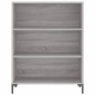 vidaXL Estantería madera de ingeniería gris Sonoma 69,5x32,5x90 cm vidaXL Estantería madera de ingeniería gris Sonoma 69,5x32,5x90 cm