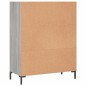 vidaXL Estantería madera de ingeniería gris Sonoma 69,5x32,5x90 cm vidaXL Estantería madera de ingeniería gris Sonoma 69,5x32,5x90 cm